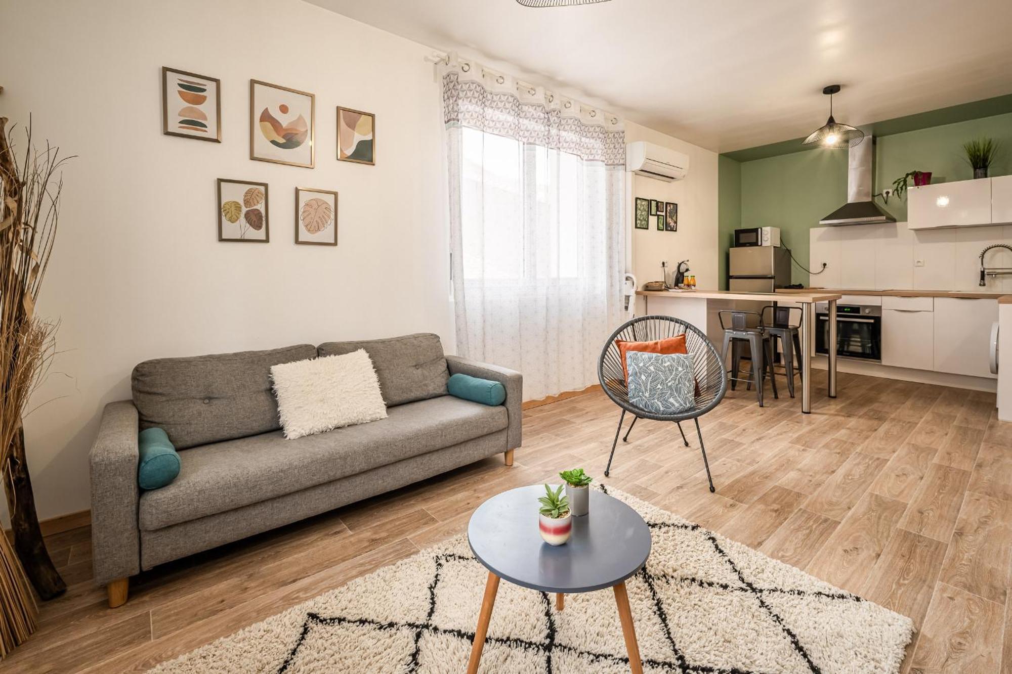 Cosy Green Clim Wifi Centre Ville 2 Pers Lézignan-Corbières Dış mekan fotoğraf